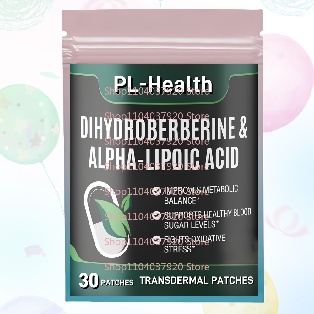 Health Wellness Vitality - 30 Patches Dihydroberberine Transdermal Patches with