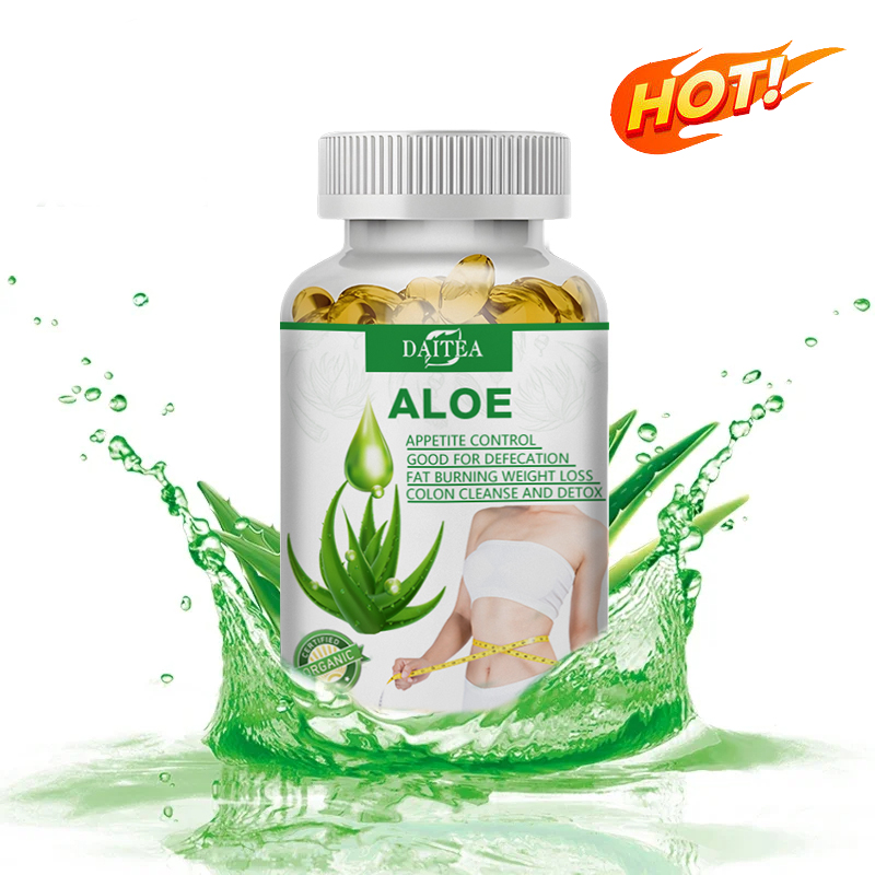 Health Wellness Vitality - Aloe Vera Extract Capsules, Supports Detoxification,