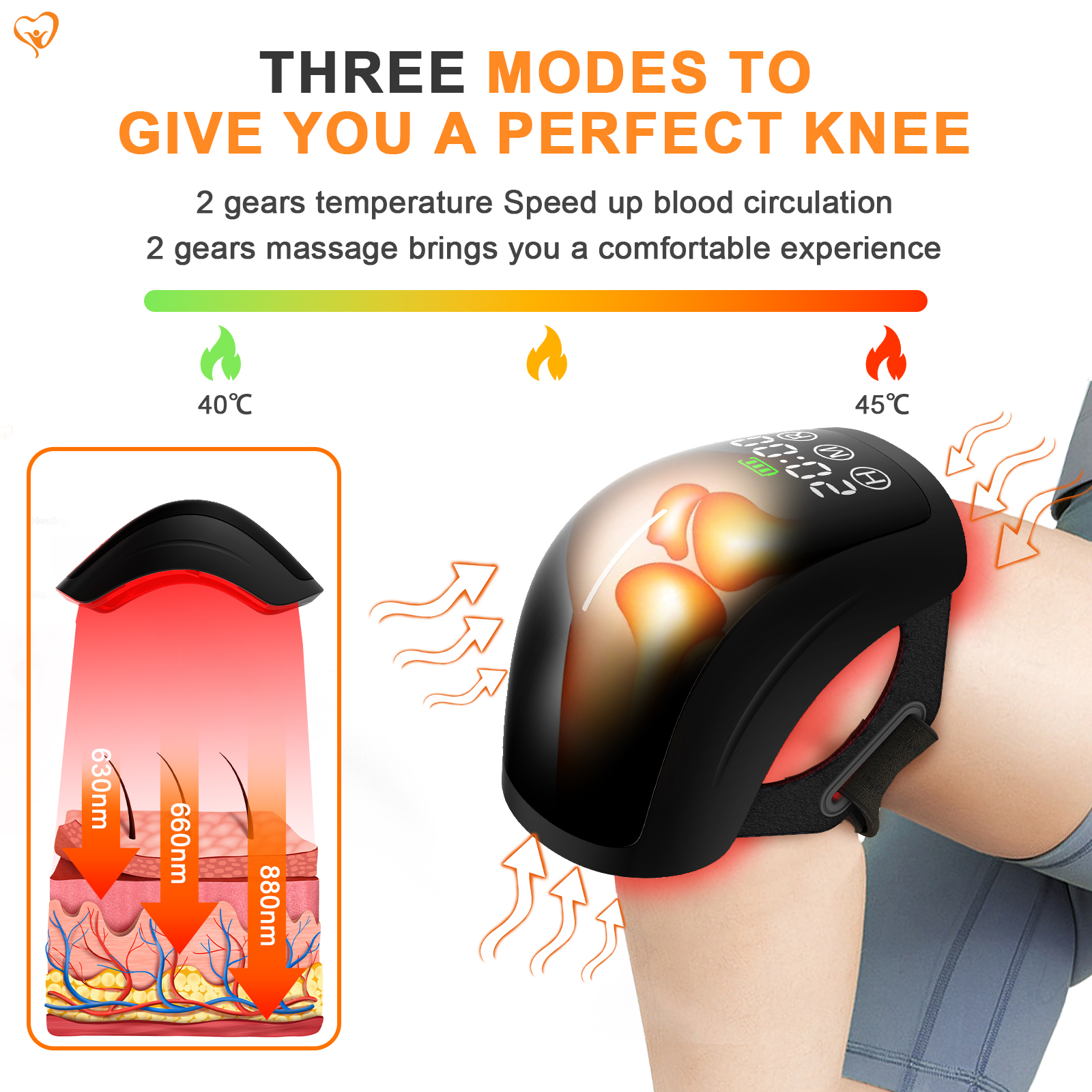 Knee Massager Red Light Therap - огляд і ціна Red Light Therapy Device