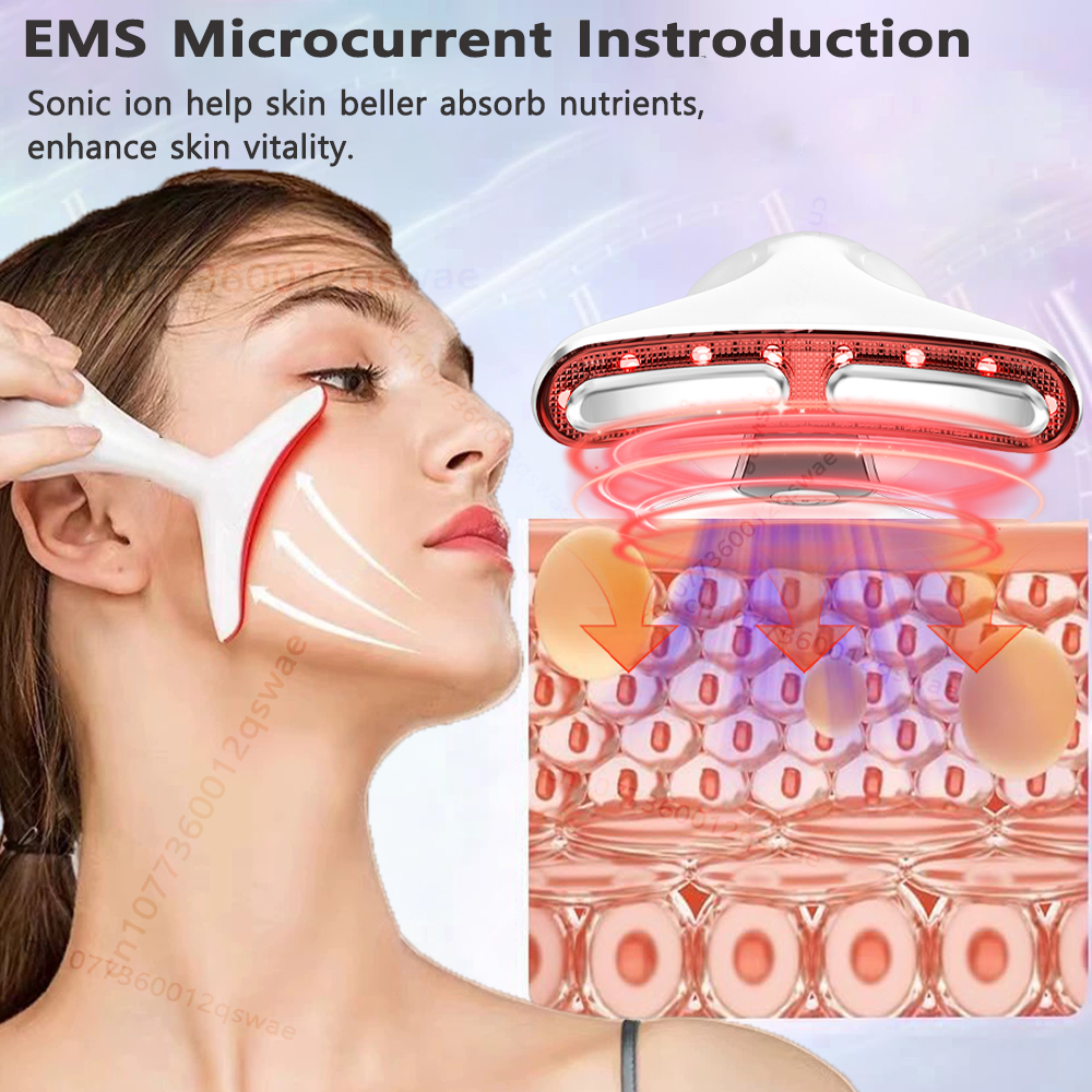 Neck Face Device Vibration Mas - огляд і ціна Red Light Therapy Device