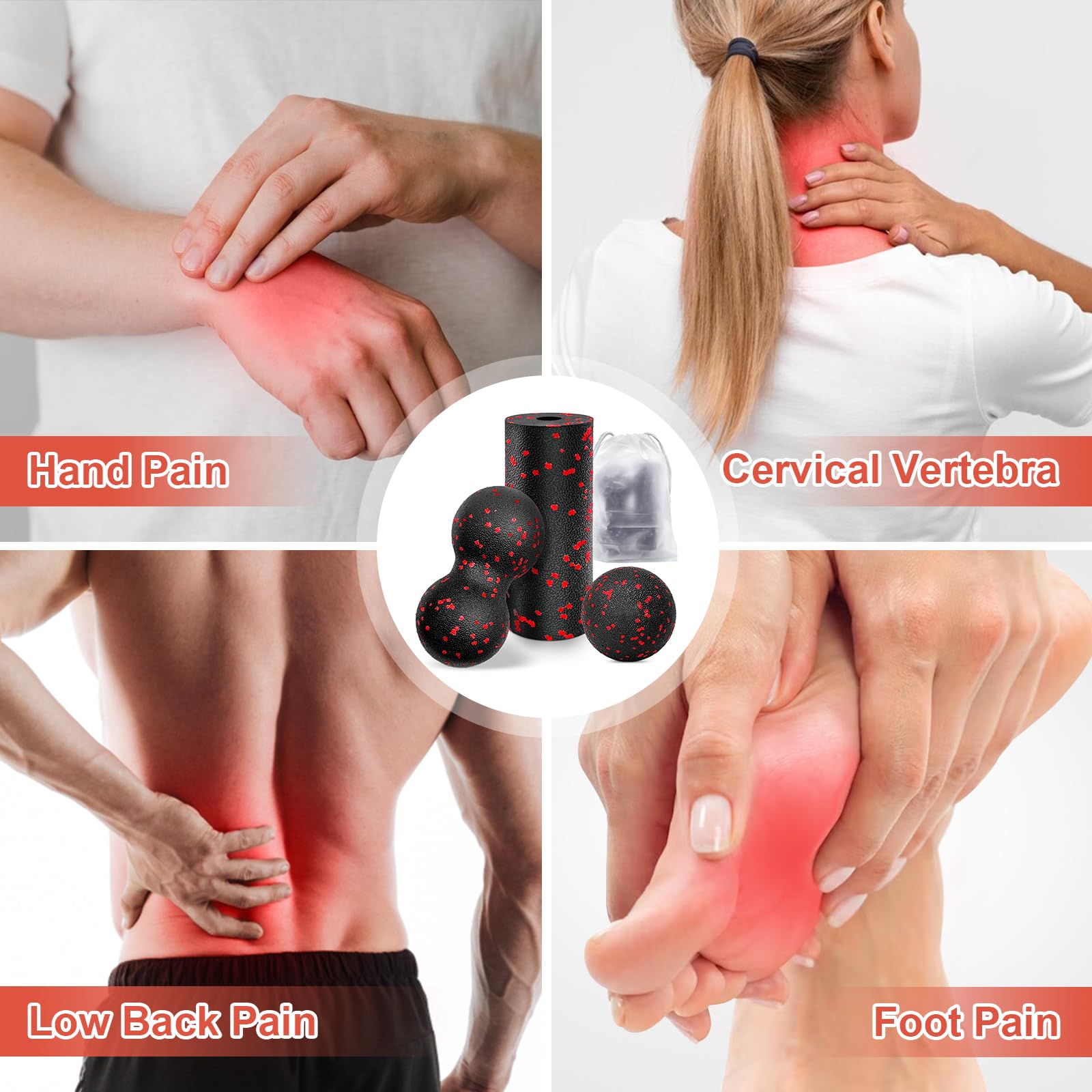 Hollow Yoga Roller Massage Pea - огляд і ціна Health Wellness And Fitness