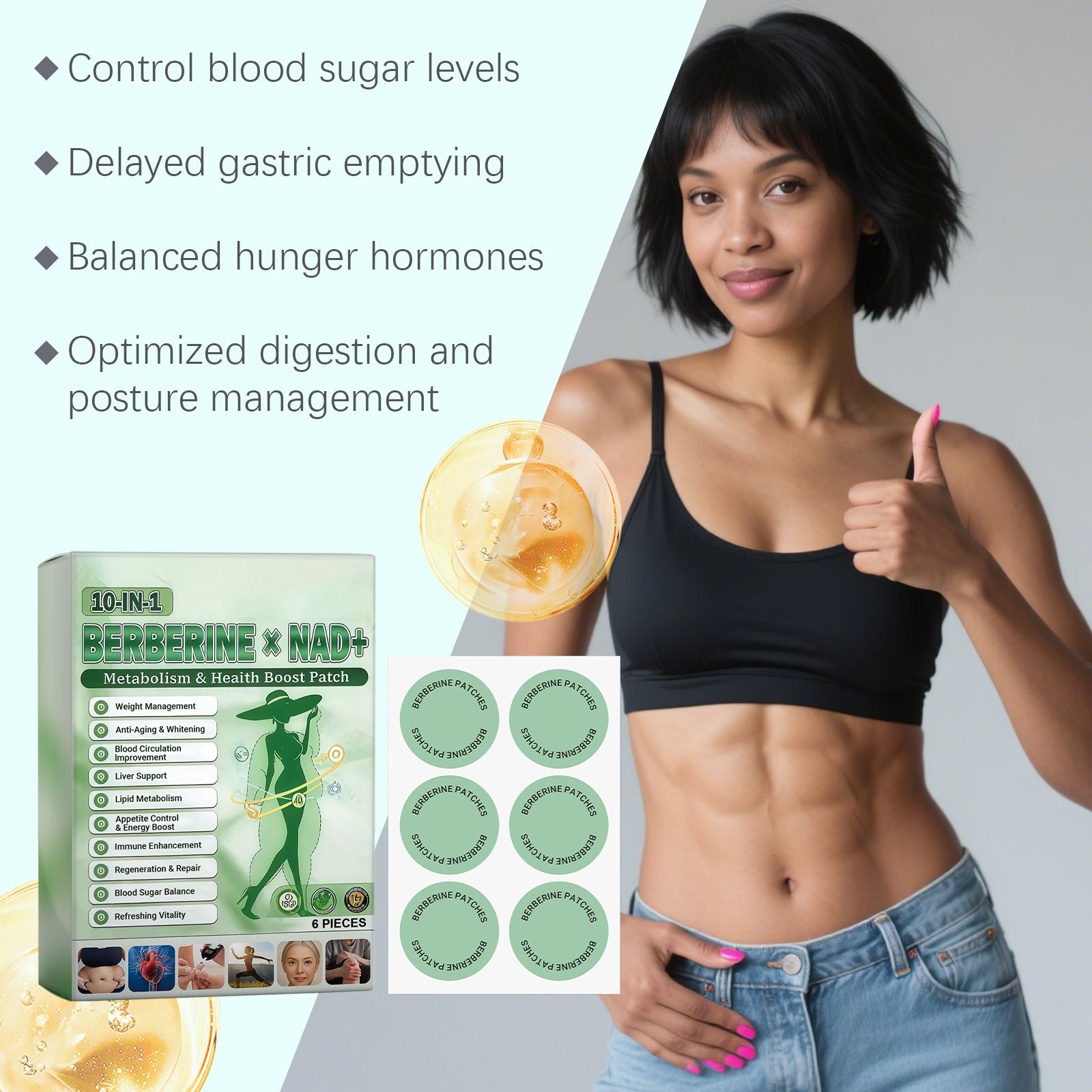 6pcs Berberine X Nad + Weight  - огляд і ціна Xbody Health & Wellness Functional Integrative Medicine Office & Medical Spa