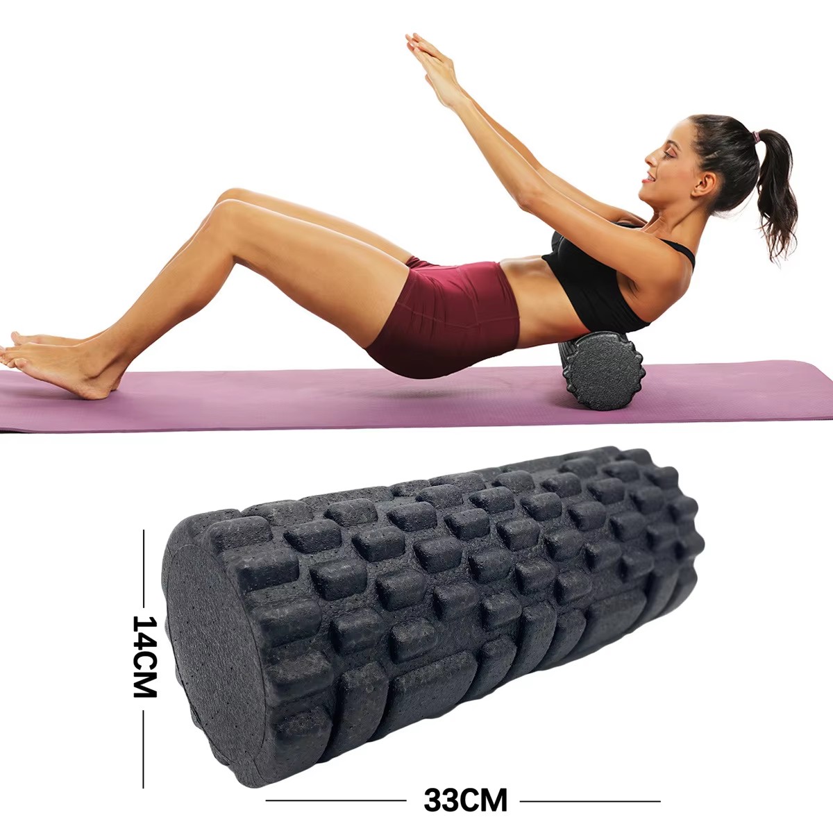 30/33cm Fitness Foam Roller Yo - огляд і ціна Health Wellness And Fitness