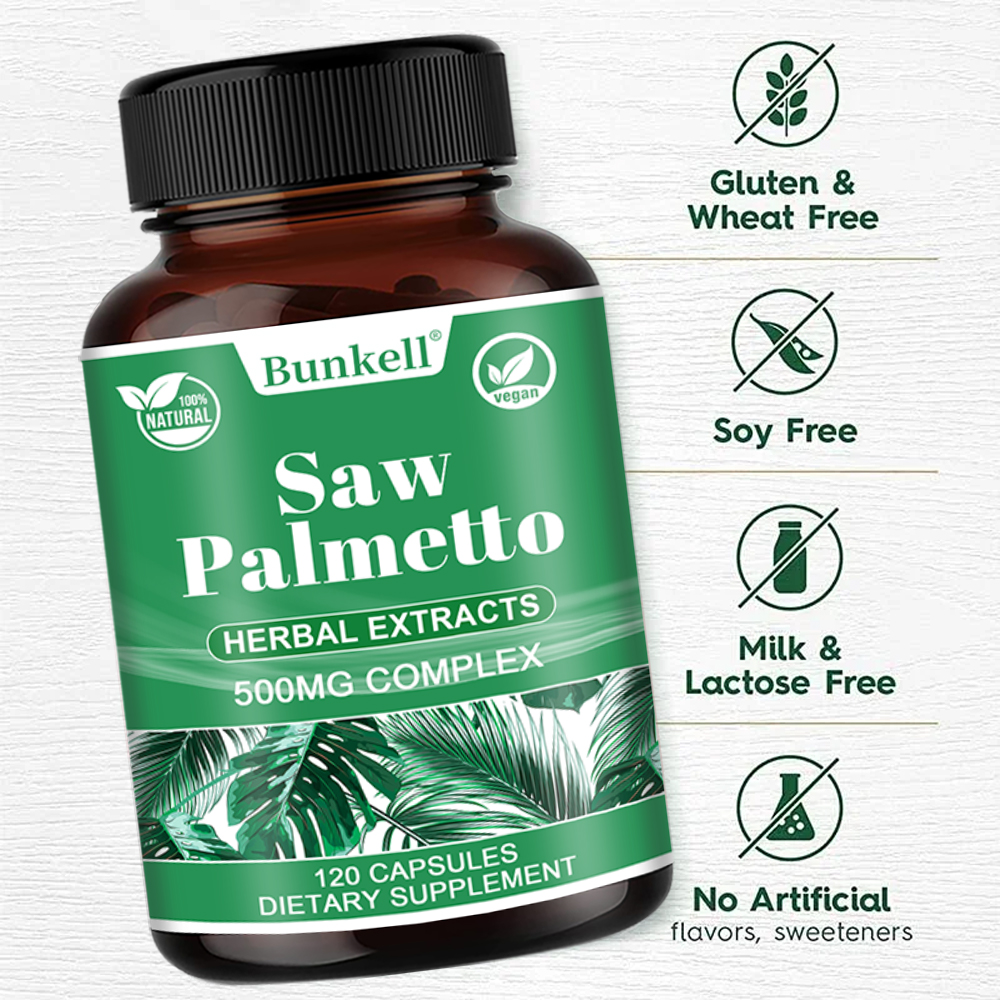Saw Palmetto Capsules 500mg, N - огляд і ціна Health Wellness Vitality
