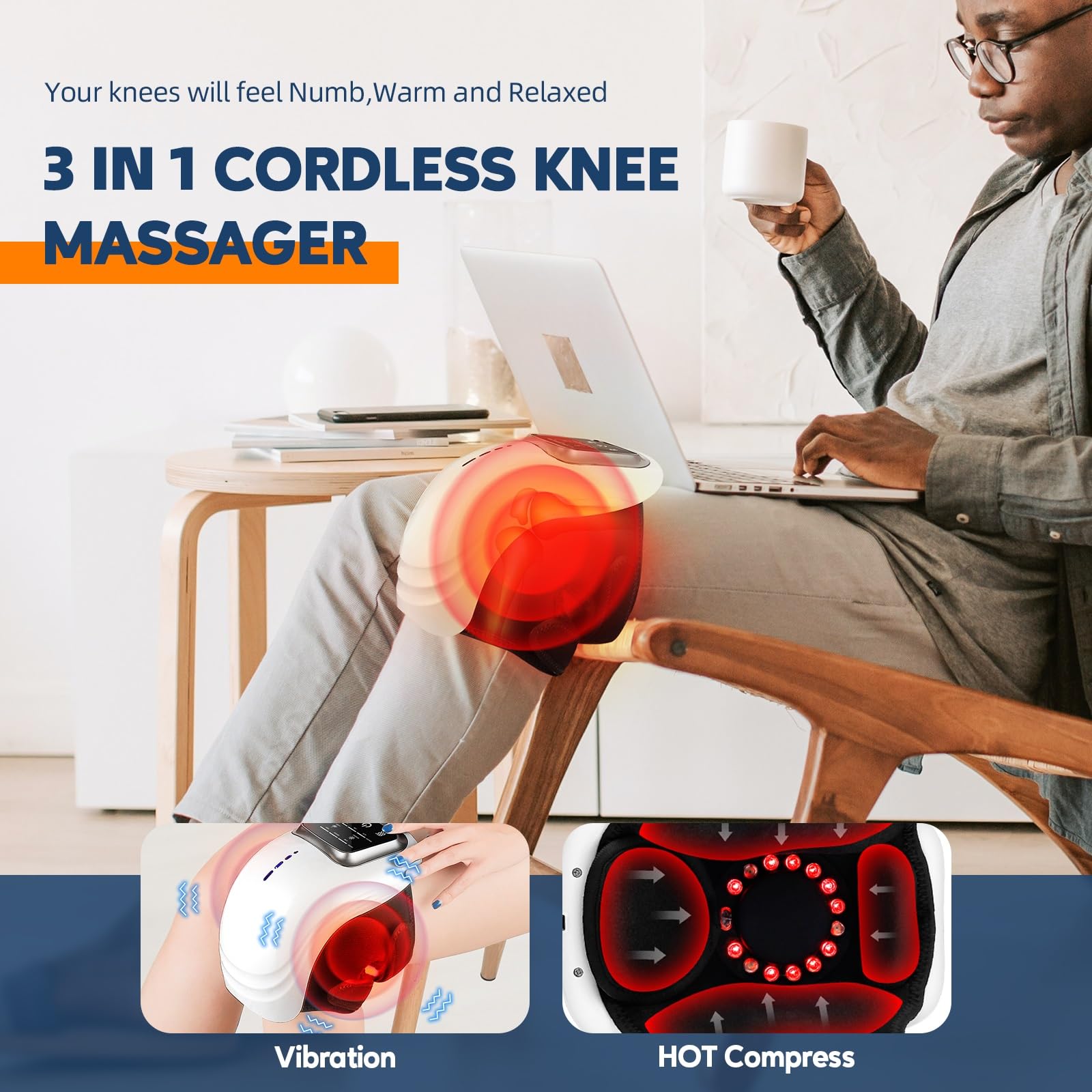 Knee Massager Smart Red Light  - огляд і ціна Red Light Therapy Device