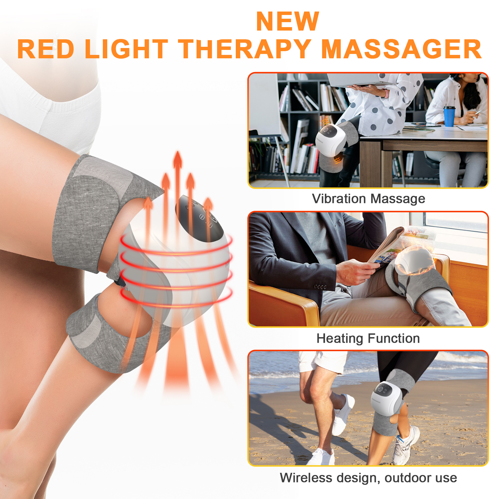 Knee Massager Red Light Therap - огляд і ціна Red Light Therapy Device