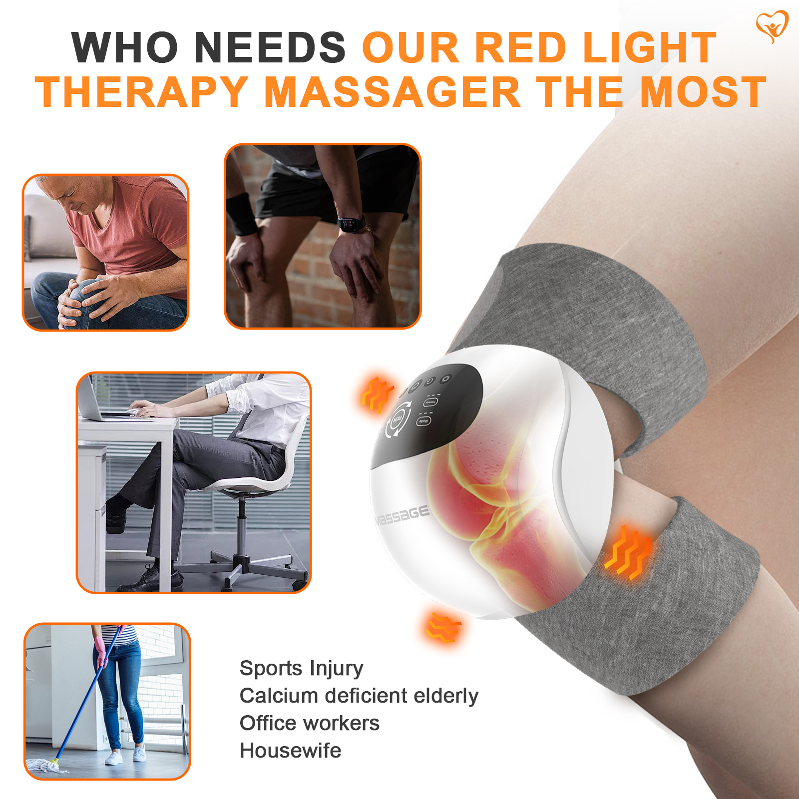 Knee Massager Red Light Therap - огляд і ціна Red Light Therapy Device