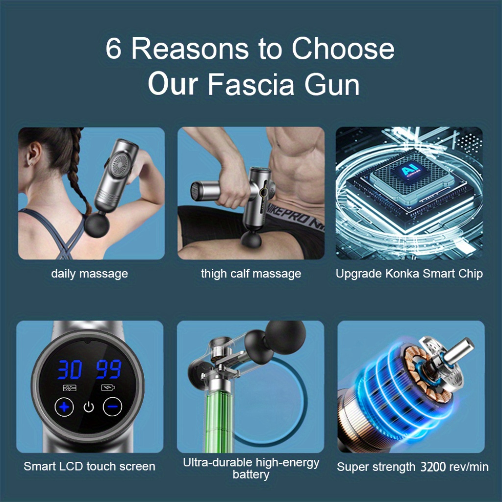 99 Level Massage Gun Fascia De - огляд і ціна Health Wellness And Fitness