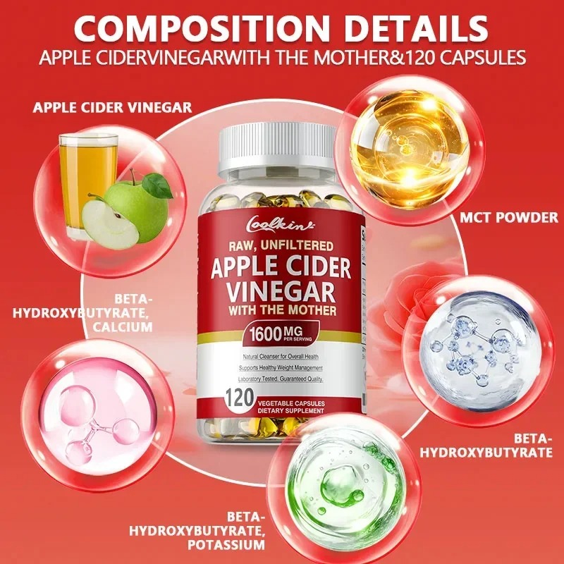 Apple Cider Vinegar Capsules - - огляд і ціна Health Wellness Vitality